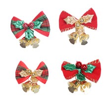Load image into Gallery viewer, 4Pcs Mini Bows Christmas Tree Decorations Christmas Gifts Decorative Gift Box Accessories Christmas Bows Bells
