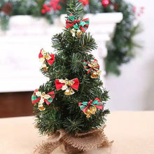 Load image into Gallery viewer, 4Pcs Mini Bows Christmas Tree Decorations Christmas Gifts Decorative Gift Box Accessories Christmas Bows Bells
