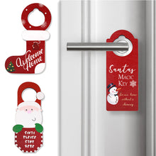 Load image into Gallery viewer, 1Pc Christmas Decorations for Home Christmas Door Hanging Pendants Santa Door Hanger for Christmas Home New Year 2024 Decoration
