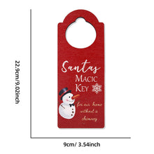 Load image into Gallery viewer, 1Pc Christmas Decorations for Home Christmas Door Hanging Pendants Santa Door Hanger for Christmas Home New Year 2024 Decoration
