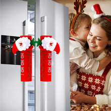 Load image into Gallery viewer, 1PC Christmas Refrigerator Door Handle Cover Kitchen Appliances Glove Protector Cover Christmas Decorations Home Decoration
