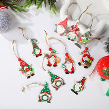 Load image into Gallery viewer, 12Pcs New Year 3D Christmas Ornament Wooden Hanging Pendants Star Xmas Tree Bell Christmas Tree Decorations For Home Navidad
