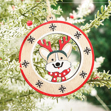 Load image into Gallery viewer, 12Pcs New Year 3D Christmas Ornament Wooden Hanging Pendants Star Xmas Tree Bell Christmas Tree Decorations For Home Navidad
