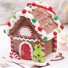 Load image into Gallery viewer, 1Pc Christmas Resin Mini House Miniature Village Building Xmas Decor Gift Christmas Decoration Navidad Noel
