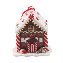 Load image into Gallery viewer, 1Pc Christmas Resin Mini House Miniature Village Building Xmas Decor Gift Christmas Decoration Navidad Noel
