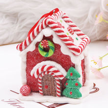 Load image into Gallery viewer, 1Pc Christmas Resin Mini House Miniature Village Building Xmas Decor Gift Christmas Decoration Navidad Noel
