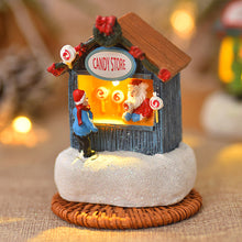 Load image into Gallery viewer, 1Pc Creative Luminous Castle House Ornament Christmas Decorations Resin Houses Small Night Lights Xmas Kids Gifts Christmas Decor
