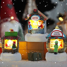 Load image into Gallery viewer, 1Pc Creative Luminous Castle House Ornament Christmas Decorations Resin Houses Small Night Lights Xmas Kids Gifts Christmas Decor

