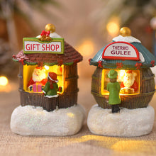 Load image into Gallery viewer, 1Pc Creative Luminous Castle House Ornament Christmas Decorations Resin Houses Small Night Lights Xmas Kids Gifts Christmas Decor

