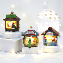 Load image into Gallery viewer, 1Pc Creative Luminous Castle House Ornament Christmas Decorations Resin Houses Small Night Lights Xmas Kids Gifts Christmas Decor
