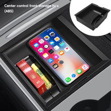 Load image into Gallery viewer, Car Console Storage Box Center Armrest Hidden Box Cup Holder Organizer Box Accessories For Tesla Model 3 2022 Model Y 2023
