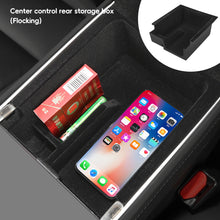 Load image into Gallery viewer, Car Console Storage Box Center Armrest Hidden Box Cup Holder Organizer Box Accessories For Tesla Model 3 2022 Model Y 2023
