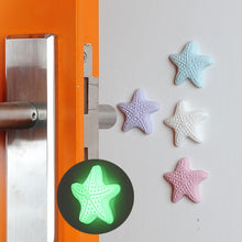 Load image into Gallery viewer, 1PC Wall Protectors Self Adhesive Rubber Stop Door Handle Bumper Guard Stoppe Luminous Stars Cabinet Catches for Door Stopper Doorstop
