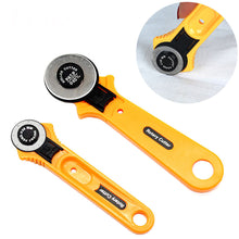 Load image into Gallery viewer, 28/45mm Circular Rotary Cutter Knife Safety Blade Patchwork Piecing Sewing Quilting Fabric Cutting Leathercraft Tool
