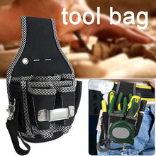 Load image into Gallery viewer, 1Pc Multifunctional Tool Bag Nylon Fabric Tool Belt Screwdriver Kit Holder Tool Bag Pocket Pouch Bag Electrician Waist Pocket Case
