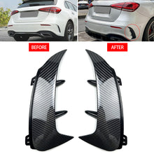 Load image into Gallery viewer, 2Pcs Car Rear Bumper Spoiler Side Canards Fin Air Vent Fit For Mercedes-Benz Accessories CLA W177 Hatchback A45 A35 A180 A200 A220 A250 A35 AMG 2019

