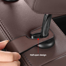 Load image into Gallery viewer, Multifunctional Car Seat Leather Tissue Storage Box Under Seat Auto Back Paper Bag Place Water Cup
