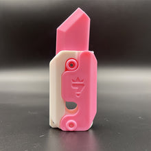 Load image into Gallery viewer, 3D Printing Gravity Jump Small Radish Knife Mini Model Student Prize Pendant Boys Girls Decompression Toy Gift
