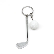 Load image into Gallery viewer, Lightweight Golf Ball Pendant Keychain Fashionable Split Keyring for Sport Lovers Handbag Car Key Holder Pendant Toys Gifts
