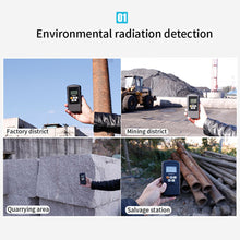 Load image into Gallery viewer, Digital Geiger Counter Radiation Detector Personal Nuclear Radiation Detector GM Counter Dosimeter X-Ray Y-ray B-ray Radioactivity Detector Tool
