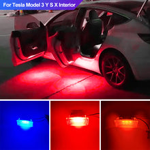 Load image into Gallery viewer, Car LED Luggage Compartment Lamps Trunk Light Frunk Door Puddle Foot-Well Lights For Tesla Model 3 Y S X Interior
