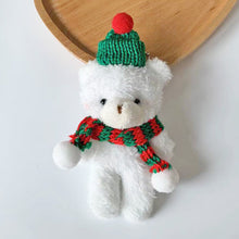Load image into Gallery viewer, Plush Christmas Scarf Bear Gift Box Decoration Couple Bear Doll 15cm Xmas Stuffed Bear Toys Gifts
