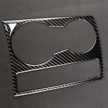 Load image into Gallery viewer, Car Interior Sticker Cup Holder Panel Trim Cover Carbon Fiber Frame Decoration for Audi A5 A4 B8 2009-2015 Car Styling
