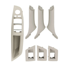 Load image into Gallery viewer, 7Pcs Left LHD Car Interior Drive Door Armrest Panel Trim Pull Handle Set Decorative Cover For BMW 5 Series F10 F18 2010-2016
