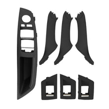 Load image into Gallery viewer, 7Pcs Left LHD Car Interior Drive Door Armrest Panel Trim Pull Handle Set Decorative Cover For BMW 5 Series F10 F18 2010-2016
