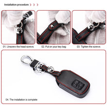 Load image into Gallery viewer, Car Leather Key Case Cover Auto Remote Fob Protector Bag For Maruti Suzuki New Swift Dzire Baleno Ertiga Wagon R SX4 ALTO Vitara
