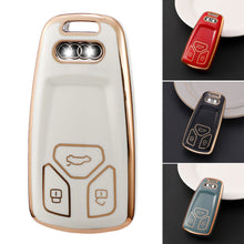 Load image into Gallery viewer, Car Remote Key Case Cover Protector Shell Fob Keyless TPU For Audi A4 B9 A5 A6 8S 8W Q5 Q7 4M S4 S5 S7 TT TTS TFSI RS
