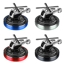 Load image into Gallery viewer, Mini Solar Car Air Freshener Interior Fragrance Helicopter Ornaments Decor Decoration Rotating Aroma Diffuser for Home Office
