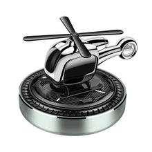 Load image into Gallery viewer, Mini Solar Car Air Freshener Interior Fragrance Helicopter Ornaments Decor Decoration Rotating Aroma Diffuser for Home Office
