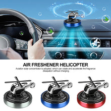 Load image into Gallery viewer, Mini Solar Car Air Freshener Interior Fragrance Helicopter Ornaments Decor Decoration Rotating Aroma Diffuser for Home Office

