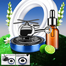 Load image into Gallery viewer, Mini Solar Car Air Freshener Interior Fragrance Helicopter Ornaments Decor Decoration Rotating Aroma Diffuser for Home Office
