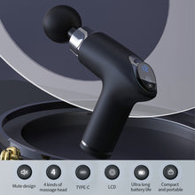 Load image into Gallery viewer, Portable Fascia Gun Electric Massager Deep Muscle Massage Gun Pistol for Body Neck Back Vibration Slimming Relaxation Pain Relief
