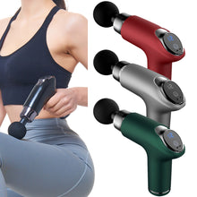 Load image into Gallery viewer, Portable Fascia Gun Electric Massager Deep Muscle Massage Gun Pistol for Body Neck Back Vibration Slimming Relaxation Pain Relief
