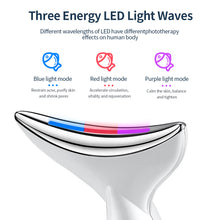 Load image into Gallery viewer, LED Photon Therapy Electric Neck Lifting Massager EMS Vibration Beauty Machine Anti Wrinkle Multi-Functional Neck Face Beauty Devices
