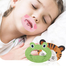 Load image into Gallery viewer, Children's Cartoon Correction Mouth Breathing Mouth Patch Sleeping Anti Opening Mouth Closing Mouth Sealing Patch Snoring Physical Breathing Patch
