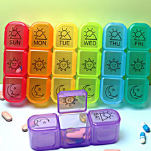 Load image into Gallery viewer, 3 Grid Waterproof Sealed Portable Medicine Box Transparent Medicine Multi-functional Subpackage Medicine Box Storage Box
