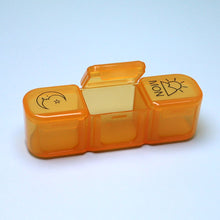 Load image into Gallery viewer, 3 Grid Waterproof Sealed Portable Medicine Box Transparent Medicine Multi-functional Subpackage Medicine Box Storage Box
