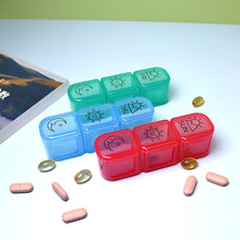 Load image into Gallery viewer, 3 Grid Waterproof Sealed Portable Medicine Box Transparent Medicine Multi-functional Subpackage Medicine Box Storage Box
