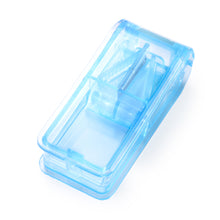 Load image into Gallery viewer, Small Portable Medicine Box Pill Cutter Durable Travel Tablet Storage Case Mini Plastic Medicine Box Medicine Container
