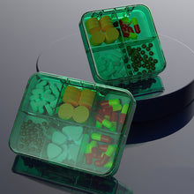 Load image into Gallery viewer, Portable and Sub Packaged Medicine Box Sealed and Moisture-proof Mini Medicine Box Tablet Organizer Container Pill Box
