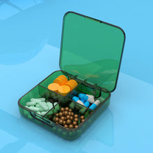 Load image into Gallery viewer, Portable and Sub Packaged Medicine Box Sealed and Moisture-proof Mini Medicine Box Tablet Organizer Container Pill Box
