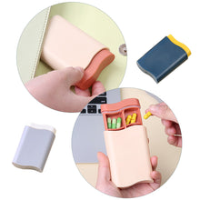Load image into Gallery viewer, Portable Dispenser Medicine Boxes Travel 6 Grids Nordic Style Draw Pill Box Dispensing Separable Medical Kit Organizer
