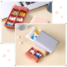 Load image into Gallery viewer, Portable Dispenser Medicine Boxes Travel 6 Grids Nordic Style Draw Pill Box Dispensing Separable Medical Kit Organizer
