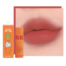 Load image into Gallery viewer, Carrot Matte Lip Glaze Mist Face Velvet Cute Lip Glaze Women Waterproof Non-fading Non-sticky Makeup Cosmetics
