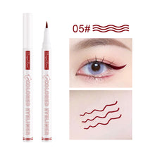 Load image into Gallery viewer, Waterproof Smooth Colorful Eyeliner Pencil Matte Long Lasting Not Blooming Black Eyeliner Pen Liquid Eye Liner Makeup Cosmetics
