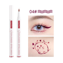 Load image into Gallery viewer, Waterproof Smooth Colorful Eyeliner Pencil Matte Long Lasting Not Blooming Black Eyeliner Pen Liquid Eye Liner Makeup Cosmetics
